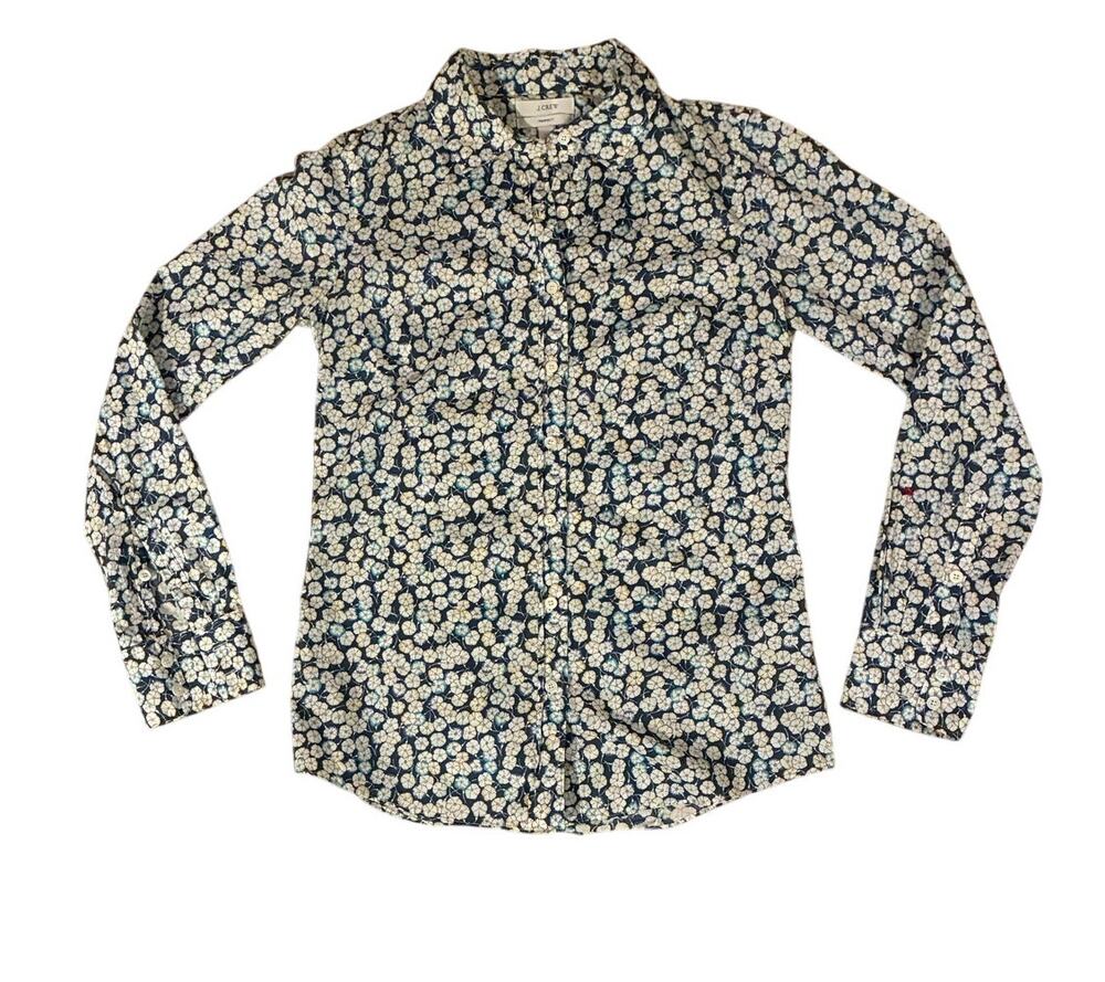 Classic J.Crew "Perfect Shirt" Floral Button-down